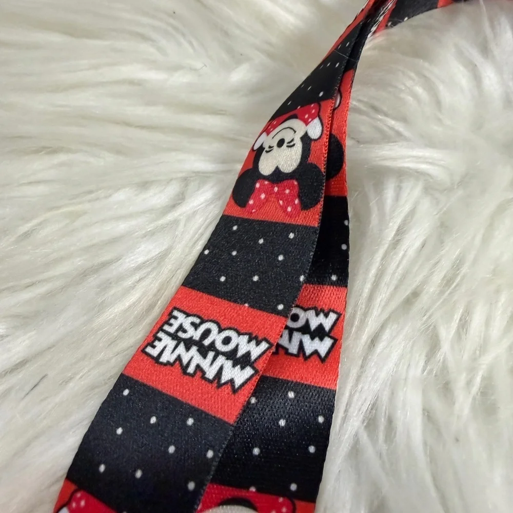 💙3/$20💙 Disney Mickey Mouse Red & Black Kids Lanyard
